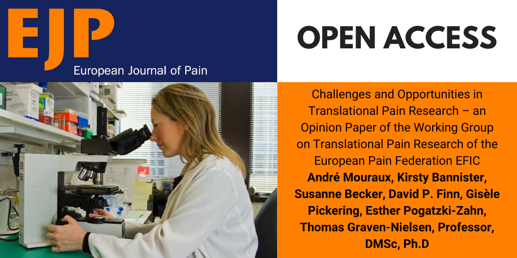 Challenges and Opportunities in Translational Pain Research