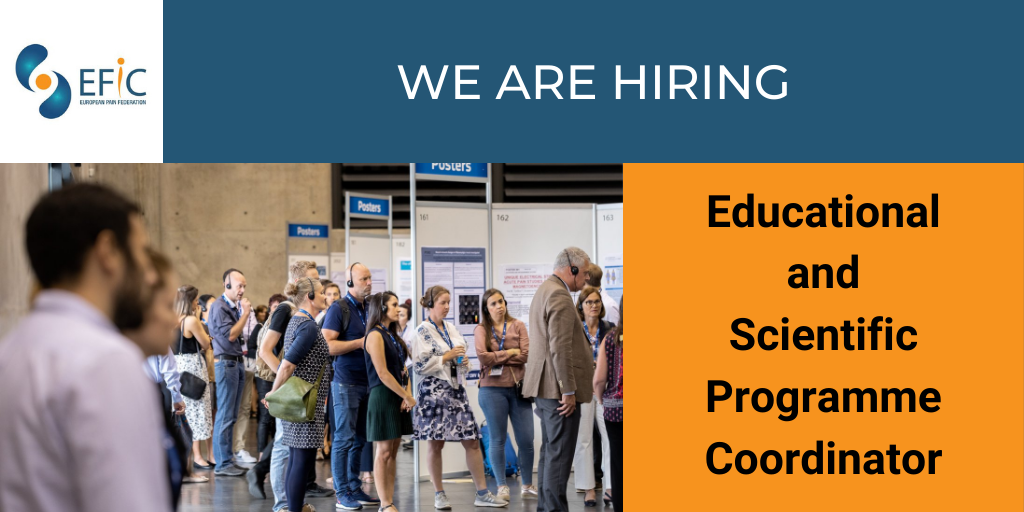 EFIC IS HIRING: Educational and Scientific Programme Coordinator